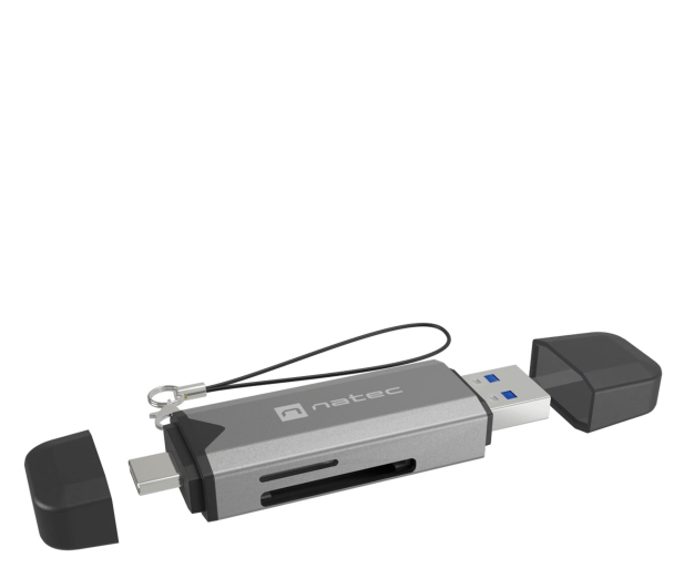 NATEC CZYTNIK KART SCARAB 3 USB-A + USB-C SD/MICRO SD USB 3.2 GEN NCZ-2262 - 1470232 - zdjęcie
